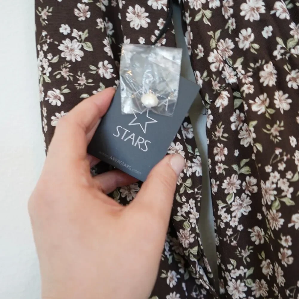 Area Starts Ashley MIDI Fit And Flare Floral Dress Size Large‎